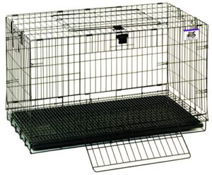 pet lodge® rabbit cage | portable wire pop-up cage | easy to clean pull out floors | indoor small animal cage | medium