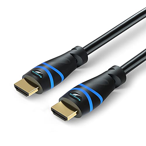 BlueRigger High Speed HDMI Cable with Ethernet, Supports 3D and Audio Return 6.6 Feet (2 meters)