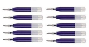 10 blue ion gel ink refill cartridges for cross ion, penatia pump pen, vice, roadster & matrix pens (bulk pack)