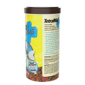 TetraMin Plus Tropical Flakes, Cleaner and Clearer Water Formula 7.06 Ounce (Pack of 1)