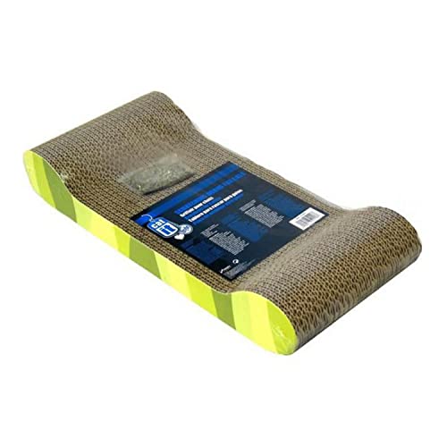 Catit Style Scratcher with Catnip - Jungle-Stripe Lounge