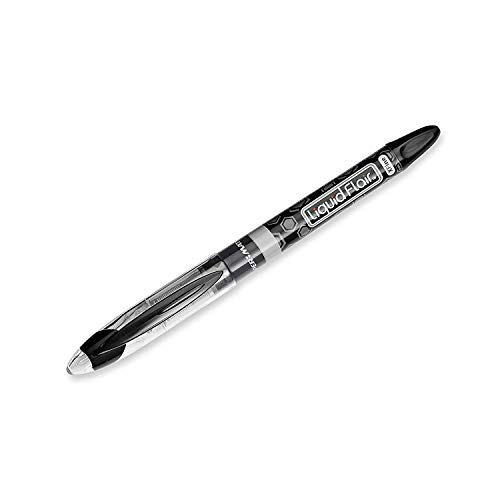 Paper Mate Liquid Flair Porous Point Pens, 0.8mm, Extra Fine Point, Black Ink, 4-Count