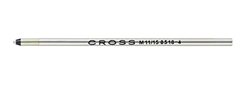 Cross Mini Ballpoint Pen Refill Leather Accessory Pens, Medium Black (8518-4)