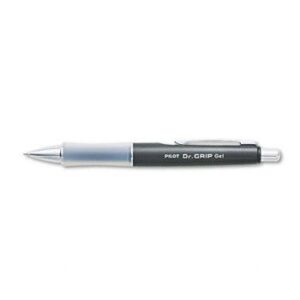 pilot dr. grip gel ink retractable roller ball pen pen,rball,dgrp,ccl,brl,bk (pack of10)