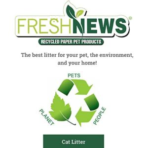 Fresh News Recycled Paper, Original Pellet Cat Litter, 25 Pound