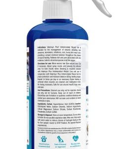 Vetericyn Plus All Animal Wound Care Hydrogel Spray | Healing Aid and Wound Protectant, Sprayable Gel to Relieve Dog, Cat, Horse Itchy Skin, Safe for All Animals. 16 ounces