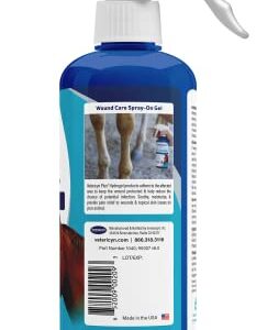 Vetericyn Plus All Animal Wound Care Hydrogel Spray | Healing Aid and Wound Protectant, Sprayable Gel to Relieve Dog, Cat, Horse Itchy Skin, Safe for All Animals. 16 ounces