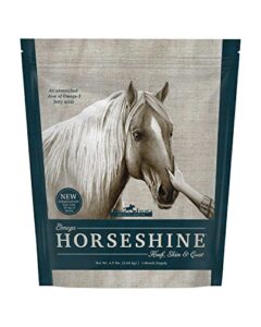 omega horseshine 3 supplement, 4.5 lb, brown