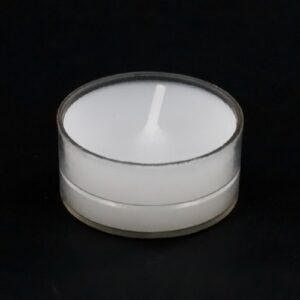 stock your home white tea light unscented candles burn 4.5 hour set of 50 in clear cups