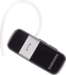 samsung wep480 bluetooth headset (black) with dual microphone noise & echo cancellation and advanced wind noise reduction technology, (compatible with any cellphone and ios, android, blackberry or windows phone smartphone)