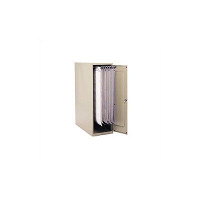 Safco Products 5040 Small Vertical Storage Cabinet for 18" and 24" Hanging Clamps, Tropic Sand