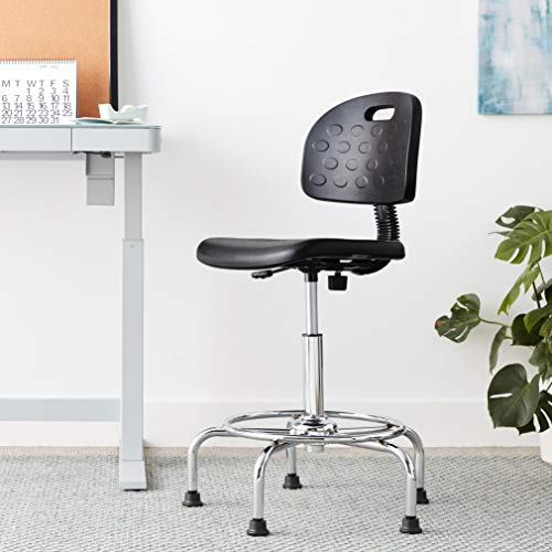 Safco Products 6950BL WorkFit Economy Industrial Chair (Additional Options Sold Separately), Black
