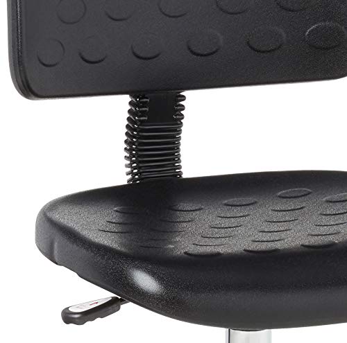 Safco Products 6950BL WorkFit Economy Industrial Chair (Additional Options Sold Separately), Black