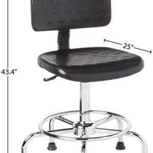 Safco Products 6950BL WorkFit Economy Industrial Chair (Additional Options Sold Separately), Black