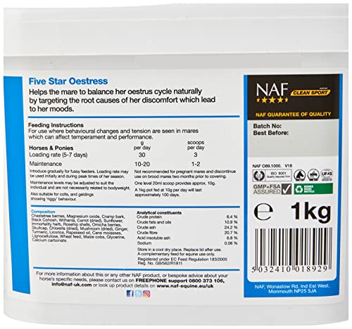 NAF 'OESTRESS' HORSE SUPPLEMENT, 1KG NET