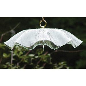 Birds Choice WGCLEAR Weatherguard, Weather-Resistant Acrylic Bird Feeder Weatherguard, 13", Clear…