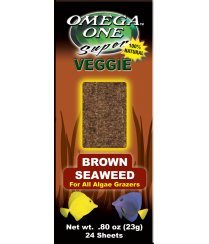 omega one seaweed, brown, 24 sheets, 0.8 oz