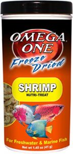 omega one freeze dried shrimp, 1.45 oz
