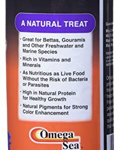 Omega One Freeze Dried Blood Worms, 0.96 oz