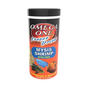 omega one freeze dried mysis shrimp, 1.5 oz