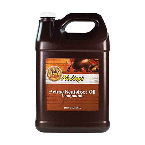 Fiebing’s Prime Neatsfoot Oil, 8 Oz. - Soften, Preserves and Waterproofs Leather