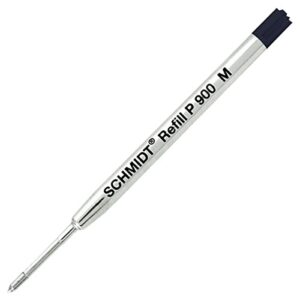 schmidt ball point refill - black ink medium p900 parker style