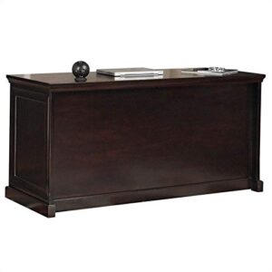 martin furniture fulton 61" space saver double pedestal desk - fully assembled