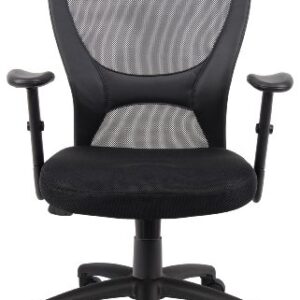 Boss Office Products Budget Mesh Task Chair in Black