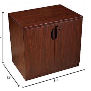 Boss Storage Cabinet, Mahogany