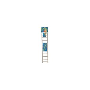 happypet wooden bird ladder 11 step 200 g