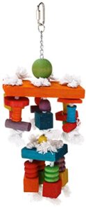 paradise 6 by 15-inch blocks pet chew toy, large
