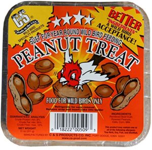 c&s peanut treat suet - 11 oz.