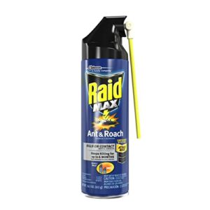 raid max ant and roach spray, 14.5 oz (pack of 6)