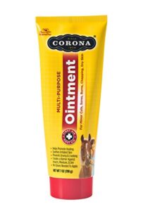 corona ointment for horses | lanolin-based formula helps sooth irritation | 7 ounces