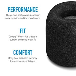 Comply Foam 200 Series Replacement Ear Tips for Bang and Olufsen, Sennheiser, Axil, MEE Audio, KZ, Bose & More | Ultimate Comfort | Unshakeable Fit| TechDefender | Small, 3 Pairs