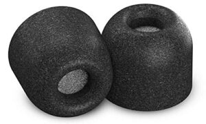 comply foam 200 series replacement ear tips for bang and olufsen, sennheiser, axil, mee audio, kz, bose & more | ultimate comfort | unshakeable fit| techdefender | large, 3 pairs