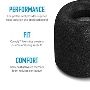 Comply Foam 200 Series Replacement Ear Tips for Bang and Olufsen, Sennheiser, Axil, MEE Audio, KZ, Bose & More | Ultimate Comfort | Unshakeable Fit| TechDefender | Large, 3 Pairs