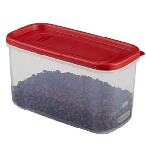rubbermaid modular food storage container, 10 cup, racer red 1776471
