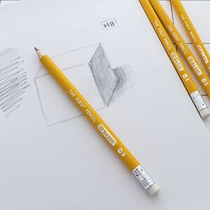 BAZIC #2 The First Jumbo Premium Yellow Pencil (4/pack)