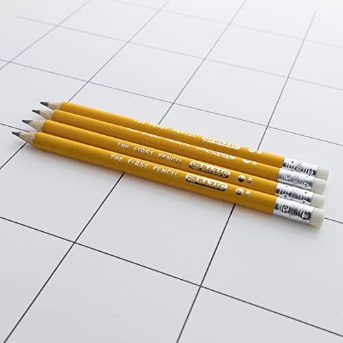 BAZIC #2 The First Jumbo Premium Yellow Pencil (4/pack)