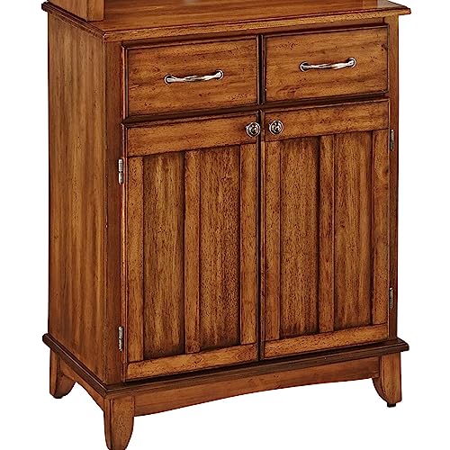 Buffet of Buffet Cottage Oak with Wood Top with Hutch by Home Styles