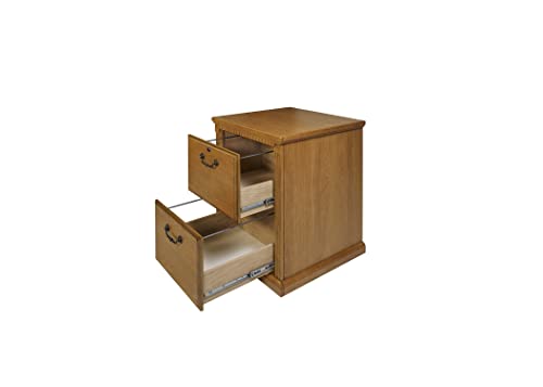 Martin Furniture Huntington Oxford 2 Drawer File Cabinet, Wheat - Fully Assembled