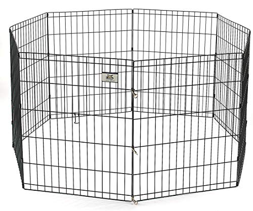 Pet Exercise Pen - Pet Lodge - Exercise Pen Pet Lodge, Modular Design, Stores Flat for Easy Storage and Transport (36") (Item No. 100410 )