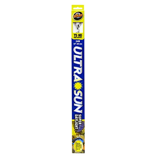 Zoo Med T-5 HO Ultra Sun Super Daylight Fluorescent Bulb, 24 Watts