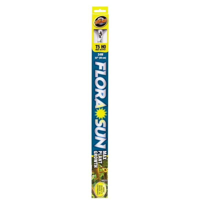 Zoo Med T-5 HO Flora Sun Max Plant Growth Fluorescent Bulb, 24 Watts