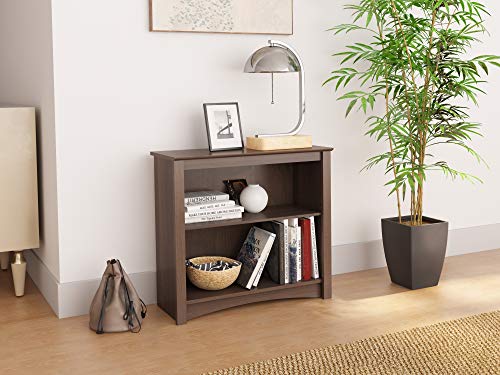 Prepac Home Office Espresso 2-shelf Bookcase