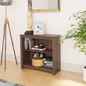 Prepac Home Office Espresso 2-shelf Bookcase