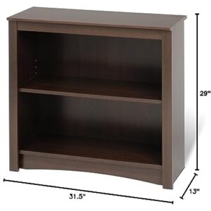 Prepac Home Office Espresso 2-shelf Bookcase