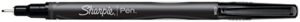 sharpie pens, medium point, black, box of 12