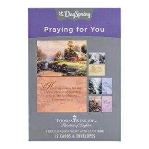 dayspring - thomas kinkade - inspirational boxed cards - praying for you - painter of light